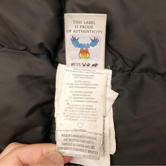 Moose Knuckles Original Stirling Parka Black Down Winter Coat Outerwear Jacket. - Picture 11 of 16